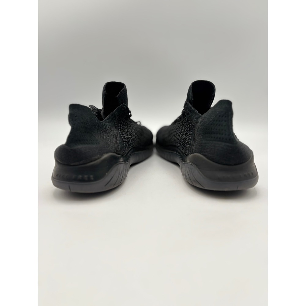 Nike Free RN Flyknit 2018 Mens 11.5 Black Running Shoes 942838-002 - Picture 6 of 8